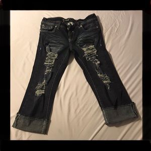 Hydraulic Capri Style Jeans.